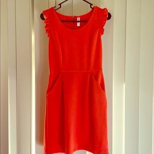 Flutter sleeve dress